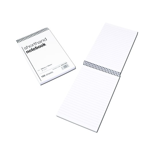 Spiral Shorthand Notebook 150 Leaf (10 Pack) WX31002 (WX31002)