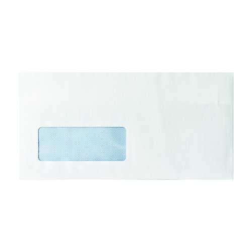 DL Window Envelope 80gsm Self Seal White (1000 Pack) WX3455 (WX3455)