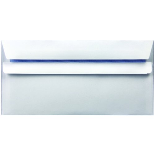 Self Seal White DL Envelope 90gsm (1000 Pack) WX3480 (WX3480)