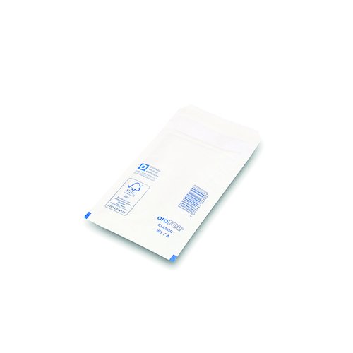 Bubble Lined Envelopes Size 1 100x165mm White (200 Pack) XKF71447 (XKF71447)
