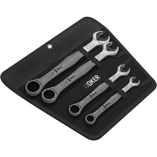 Wera 4 Piece Joker Metric Combination Ratchet Spanner Set (05073290001)