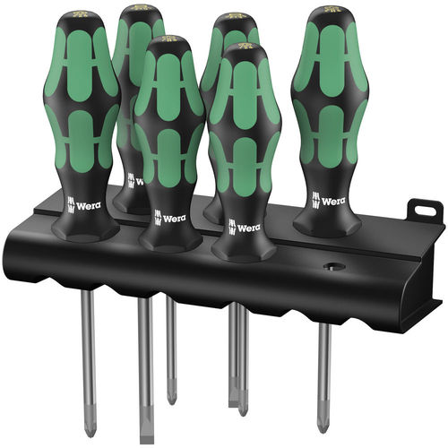 Wera 6 Piece Kraftform Plus LaserTip Screwdriver Set (05105622001)