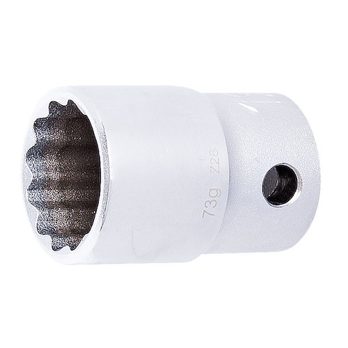 Socket 1/2", 12 point, for safe work at heights (3838909261430)