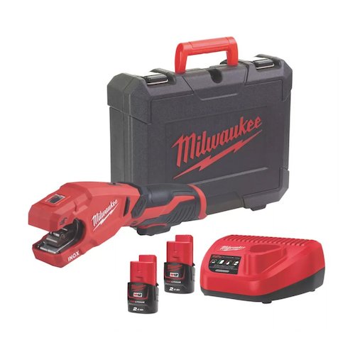 M12 Raptor Pipe Cutter Stainless Steel 12V Complete (4058546414191)