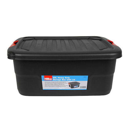 Hilka 20ltr Heavy Duty Storage Box with Lid (5013433020205)