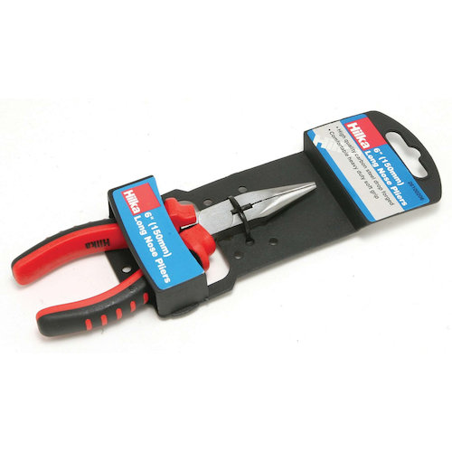 Hilka Long Nose Pliers Soft Grip (5013433100266)