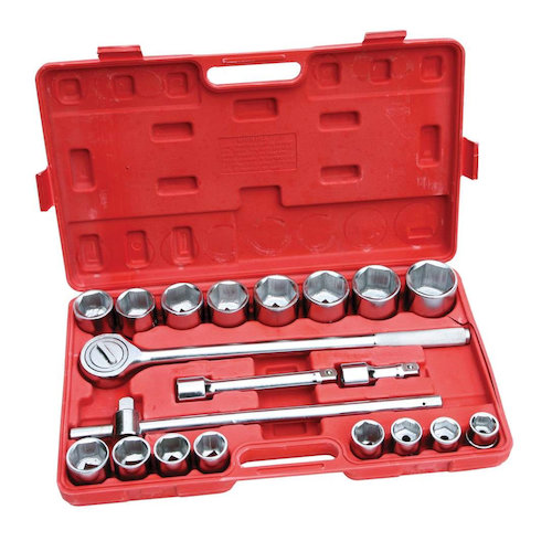 Hilka 21 pce 3/4" Drive Socket Set Metric (5013433102123)