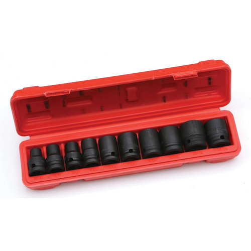 Hilka 10 pce 1/2" Impact Socket Set Metric (5013433150216)