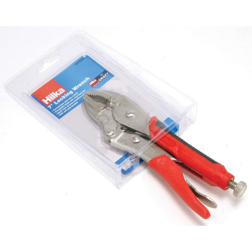 Hilka 7" (180mm) Curved Jaw Locking Wrench (5013433153576)