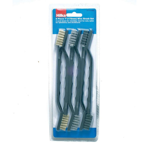 Hilka 6pce 7" Cleaning Brush Set (5013433606027)