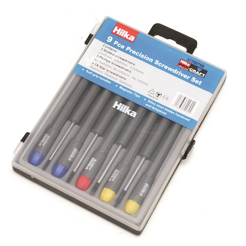 Hilka 9 Piece Precision Screwdriver Set (5013433700794)