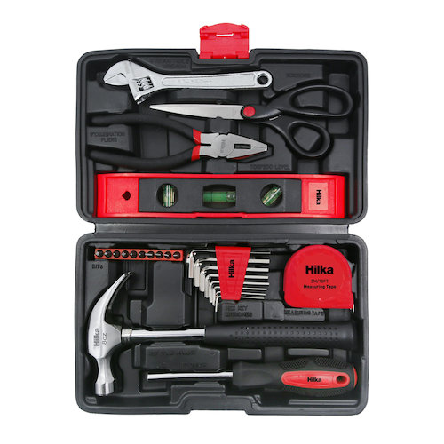 Hilka Pro Craft 25 pce Tool Kit inc Level & Scissors (5013433872255)