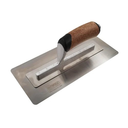 Faithfull Flex Finishing Trowel with Cork Handle (5023969009933)