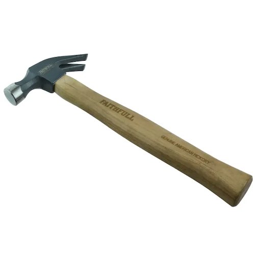 Faithfull Hickory Shaft Claw Hammer (5023969202969)