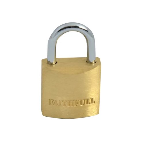 Faithfull Brass Padlocks (5023969309323)