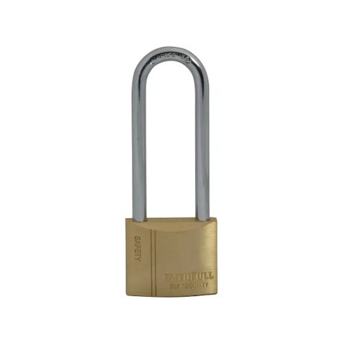 Faithfull Long Shackle Brass Padlock (5023969309361)