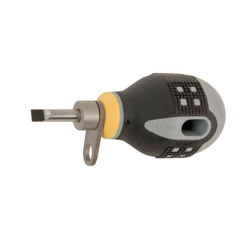 ERGO™ Stubby Slotted Screwdriver Equipped with a Safety Chuck (7314150308262)