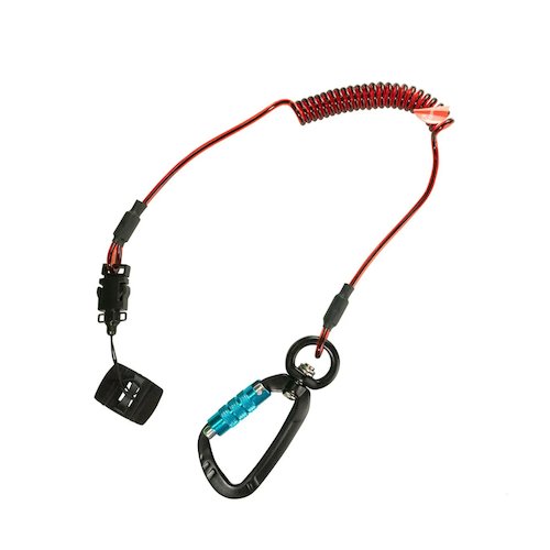 Coil E Tether With Dual Locking Carabiner & E Catch (H01053)