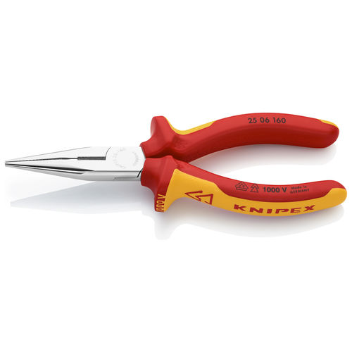 Knipex VDE Long Snipe Nose Pliers (KPX2506160)