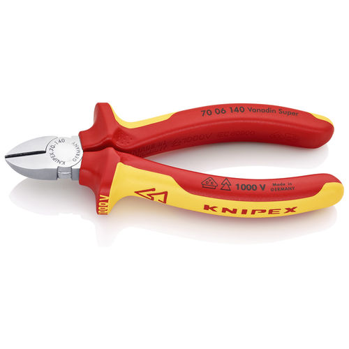 Knipex VDE Diagonal Cutting Pliers (KPX7006140)