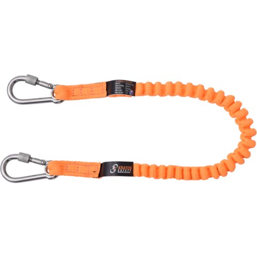 Stretch Lanyard with Integrated Karabiners for Connecting Tools (TS9000106)
